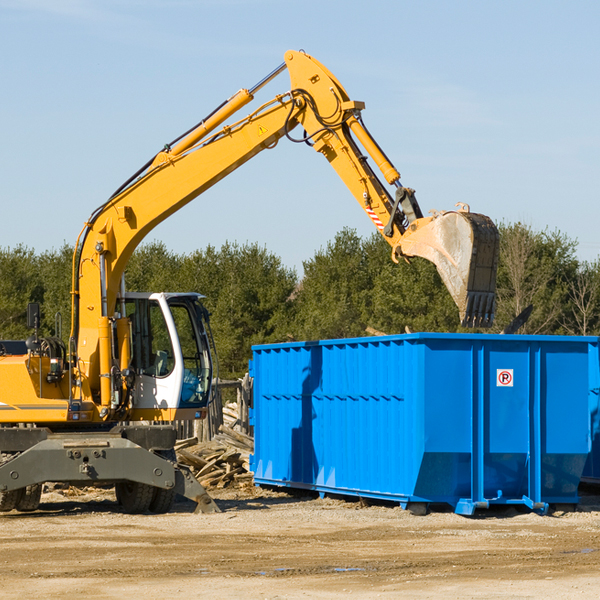 what are the rental fees for a residential dumpster in Saginaw